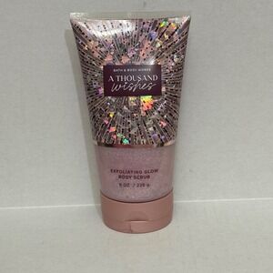 Bath & Body Works A Thousand Wishes Exfoliating Glow Body Scrub 8 oz NEW